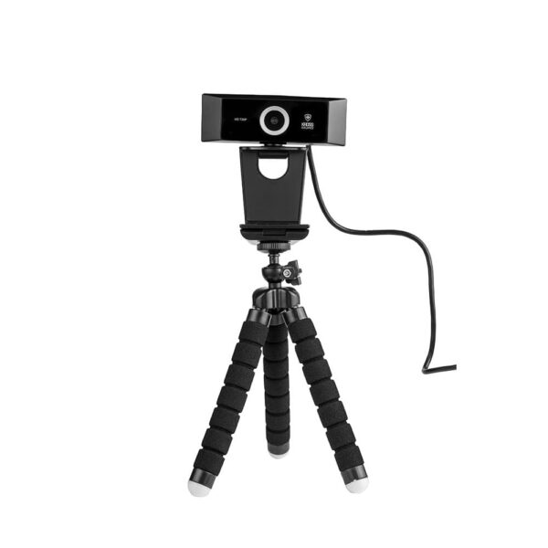 Webcam Kross HD 720P USB com tripé ajustável KE-WBM720P - Image 7