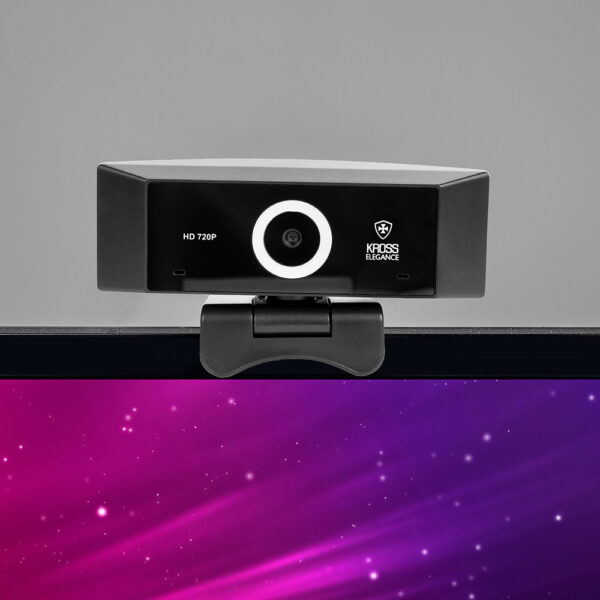 Webcam Kross HD 720P USB com tripé ajustável KE-WBM720P - Image 8